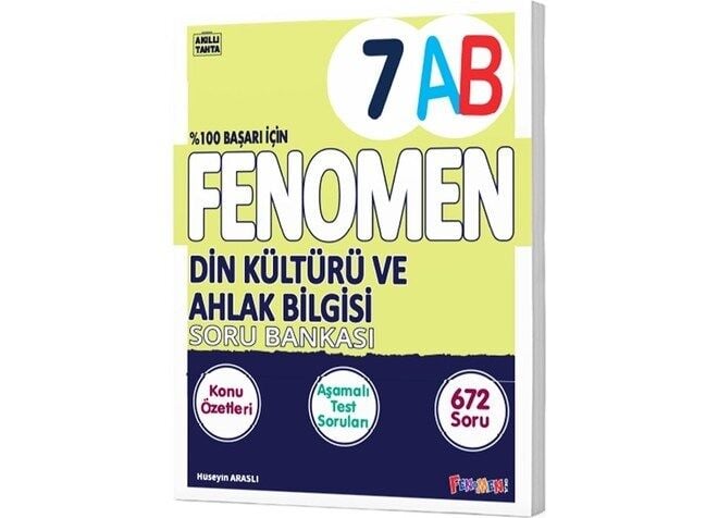 Fenomen Okul Yayınları 7AB Din Kültürü ve Ahlak Bilgisi Soru Bankası
