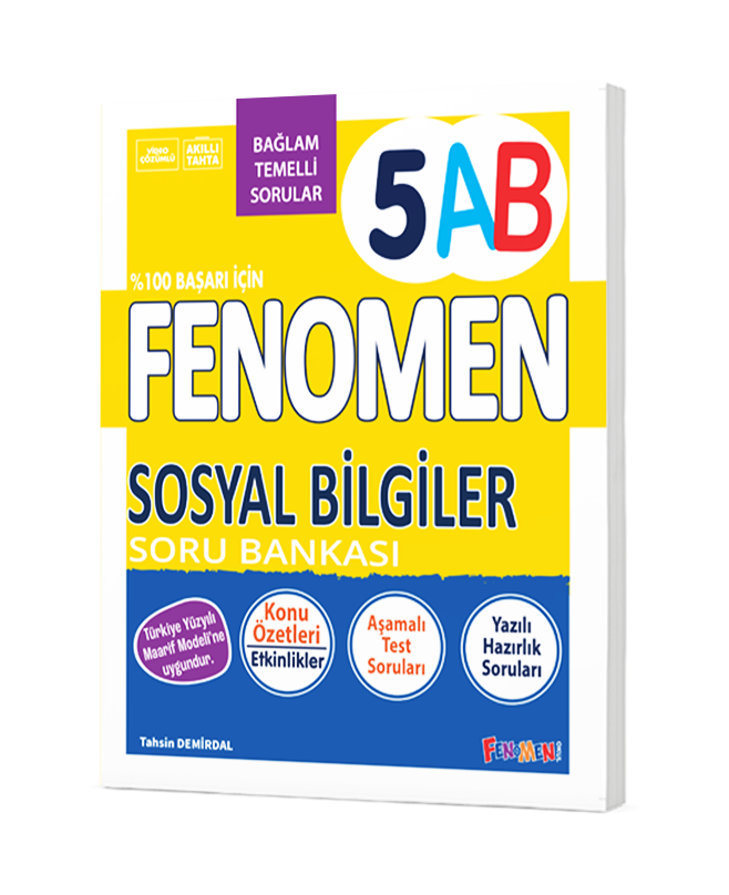 Fenomen Okul Yayınları 5AB Din Kültürü ve Ahlak Bilgisi Soru Bankası