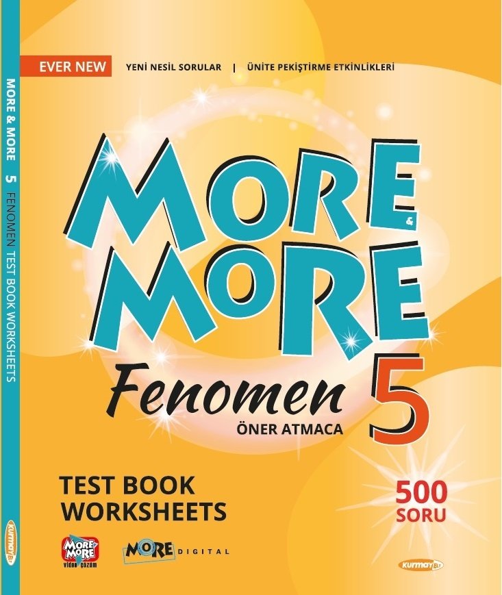 Kurmay More And More 5. Sınıf Fenomen Test Book Worksheets