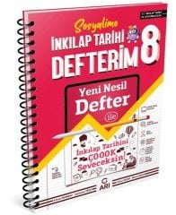 Arı Yayınları 8.Sınıf T.C.İnkılap Tairih ve Atatürkçülük Defteri