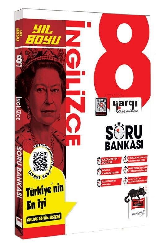 Yargı Yayınları 8. Sınıf Yıl Boyu İngilizce Soru Bankası