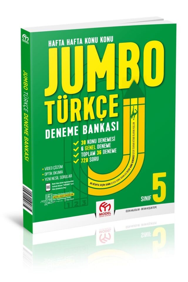 5. Sınıf Jumbo Türkçe Deneme Bankası (36 Deneme)