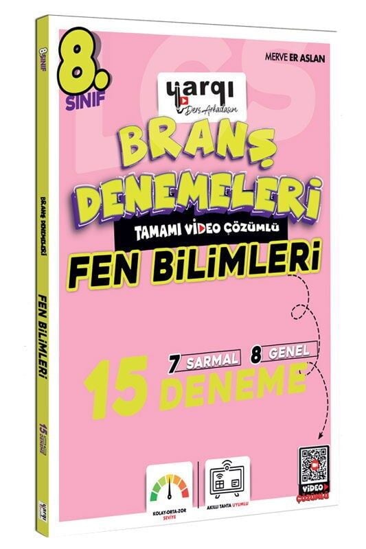 Yargı Yayınları 8. Sınıf LGS Fen Bilimleri Branş Denemeleri 7 Sarmal 8 Genel 15 Deneme