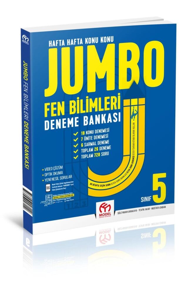 5. Sınıf Jumbo Fen Bilimleri Deneme Bankası (26 Deneme)