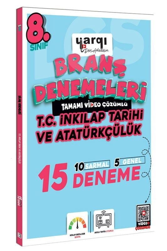 Yargı Ders Arkadaşım 8.Sınıf Tamamı Video Çözümlü T.C. İnkılap Tarihi ve Atatürkçülük 15 Branş Dene