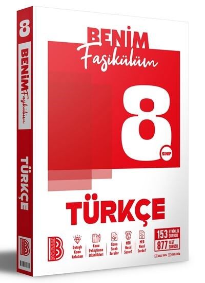 Benim Hocam Yayınları 8. Sınıf Benim Fasikülüm Türkçe Konu Anlatımlı Soru Bankası