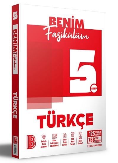 Benim Hocam Yayınları 5. Sınıf Benim Fasikülüm Türkçe Konu Anlatımlı Soru Bankası