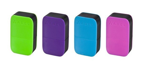 Adel Auto Lock Seffaf Kalemtraş Mavi