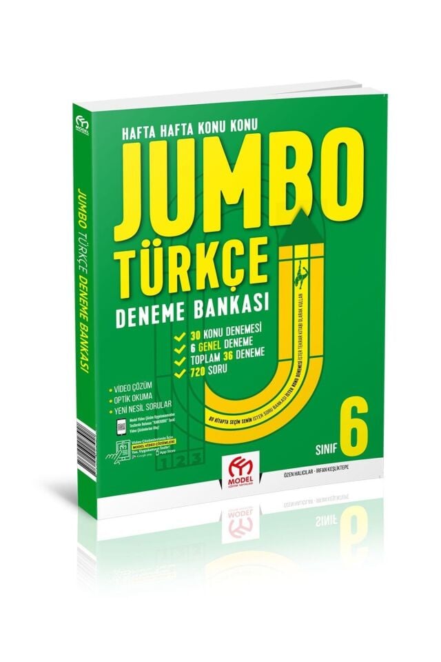 6. Sınıf Jumbo Türkçe Deneme Bankası (36 Deneme)