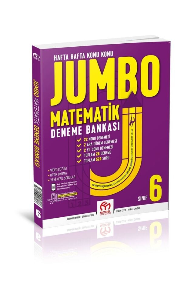 6. Sınıf Jumbo Türkçe Deneme Bankası (36 Deneme)