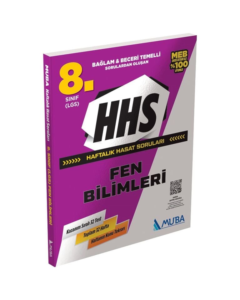 Muba Yayınları 8. Sınıf HHS Fen Bilimleri Haftalık Hasat Soruları