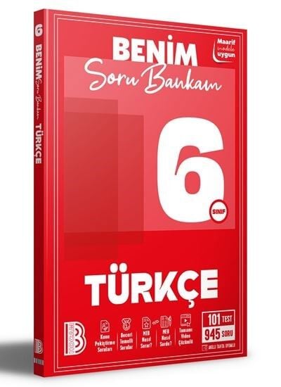 Benim Hocam Yayınları 6. Sınıf Benim Soru Bankam Türkçe Soru Bankası