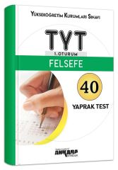 Ankara Yayınları TYT Felsefe Yaprak Test