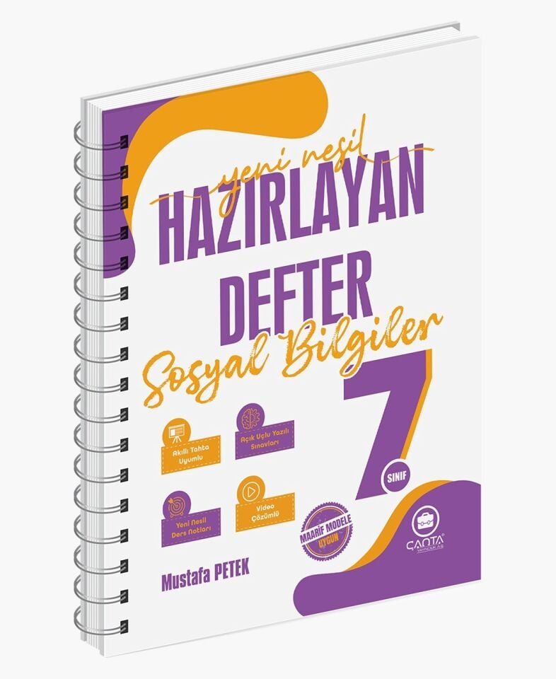 Çanta Yayınları 7. Sınıf Hazırlayan Defter Sosyal Bilgiler