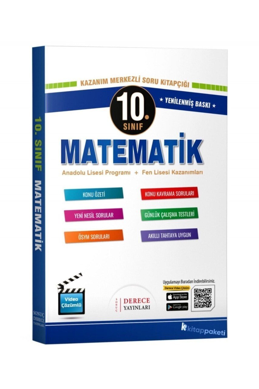 Sonuç  Derece 10.sınıf Matematik Modüler Set 2021-2022