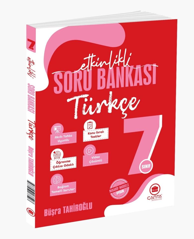Çanta Yayınları 7. Sınıf Etkinlikli Soru Bankası Türkçe