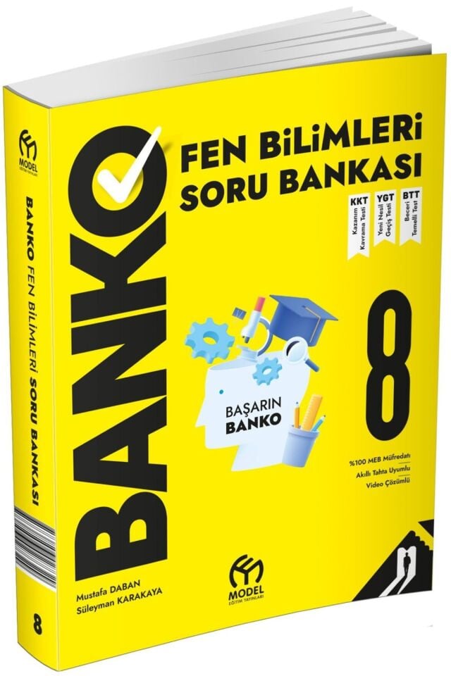 8. Sınıf Banko Fen Bilimleri Soru Bankası