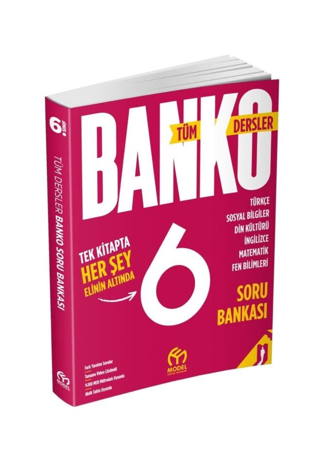 6. Sınıf Tüm Dersler Banko Soru Bankası
