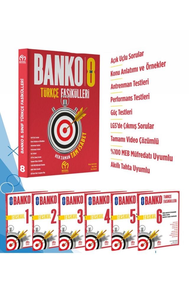 8. Sınıf Banko Türkçe Fasikülleri