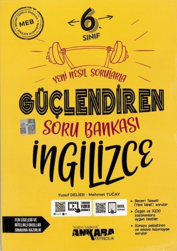 Ankara Yayıncılık 6. Sınıf Güçlendiren İngilizce Soru Bankası
