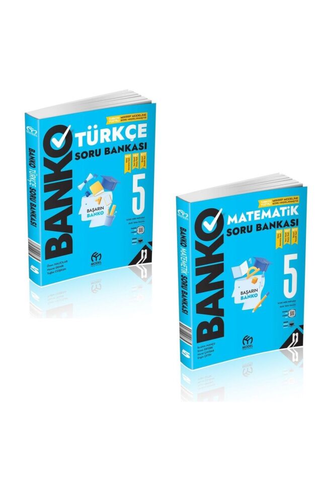 5. Sınıf Banko Türkçe Matematik Soru Bankası Seti