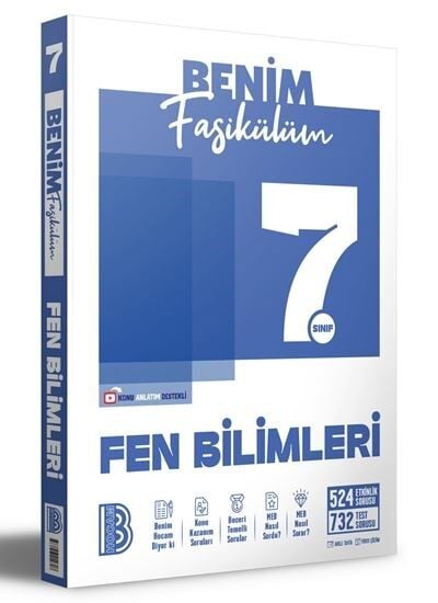 Benim Hocam Yayınları 7. Sınıf Benim Fasikülüm Fen Bilimleri Konu Anlatımlı Soru Bankası