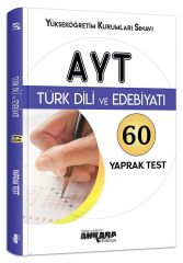 Ankara Yayınları AYT Türk Dili ve Edebiyatı Yaprak Test