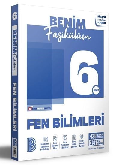 Benim Hocam Yayınları 6. Sınıf Benim Fasikülüm Fen Bilimleri Konu Anlatımlı Soru Bankası