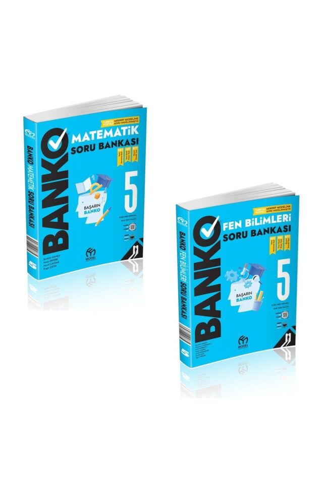 5. Sınıf Banko Matematik Fen Bilimleri Soru Bankası Seti
