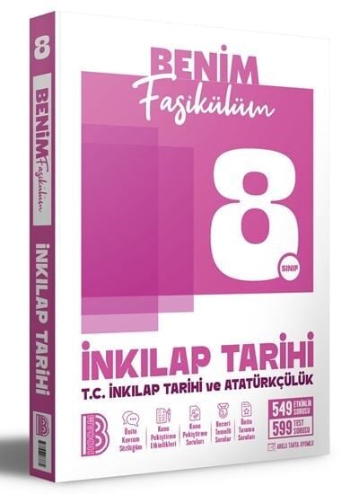 8. Sınıf Benim Fasikülüm İnkılap Tarihi ve Atatürkçülük Konu Anlatımlı Soru Bankası