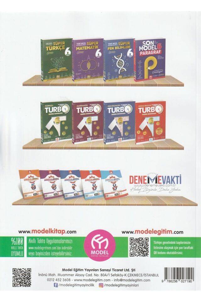 6. Sınıf Jumbo Matematik Fen Bilimleri Deneme Bankası Seti