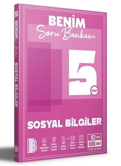 Benim Hocam Yayınları 5. Sınıf Benim Soru Bankam Sosyal Bilgiler Soru Bankası