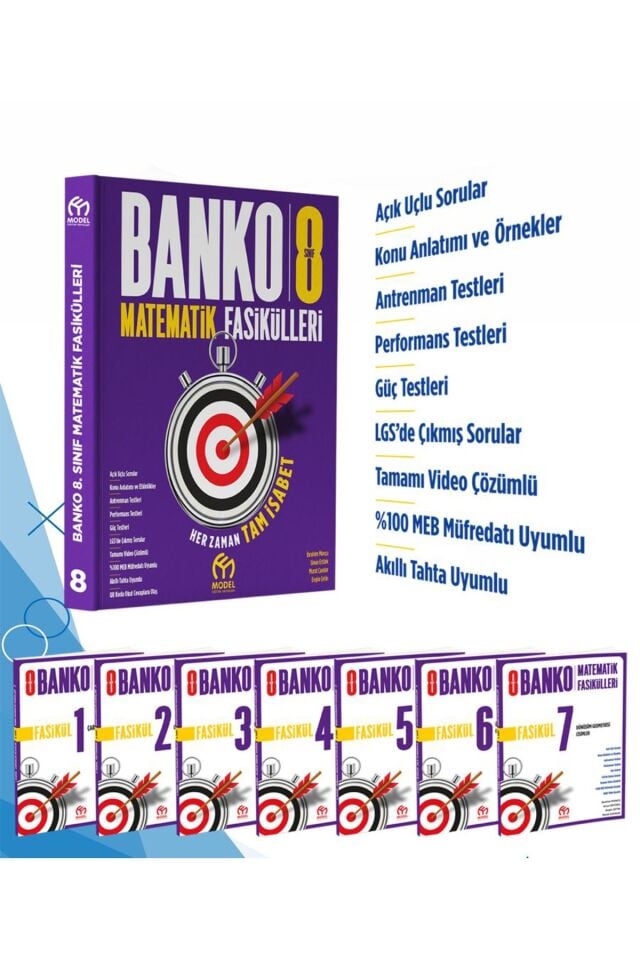 8. Sınıf Banko Matematik Fasikülleri