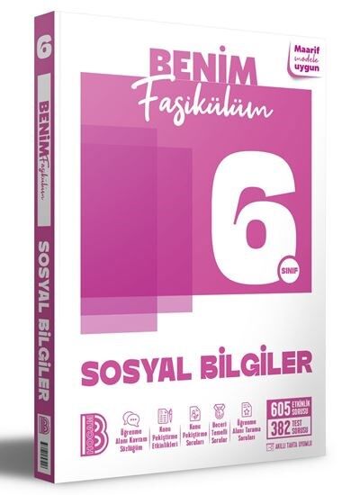 Benim Hocam Yayınları 6. Sınıf Benim Fasikülüm Sosyal Bilgiler Konu Anlatımlı Soru Bankası
