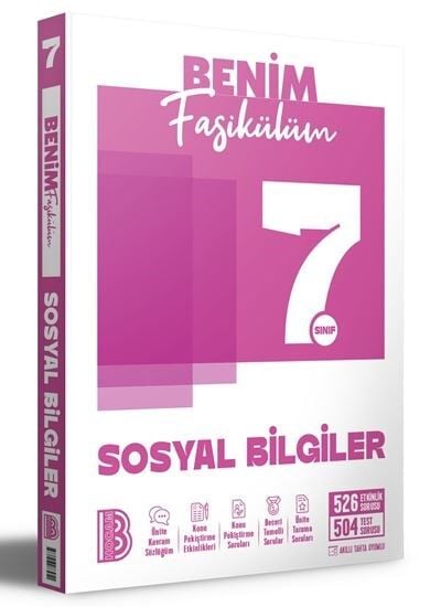 Benim Hocam Yayınları 7. Sınıf Benim Fasikülüm Sosyal Bilgiler Konu Anlatımlı Soru Bankası