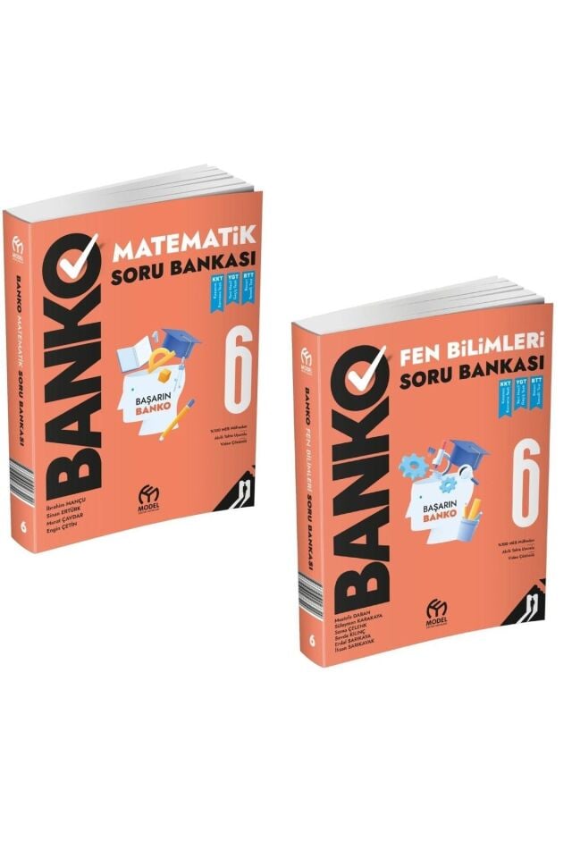 6. Sınıf Banko Sayısal Seti (Matematik, Fen Bilimleri - 2 Kitap)