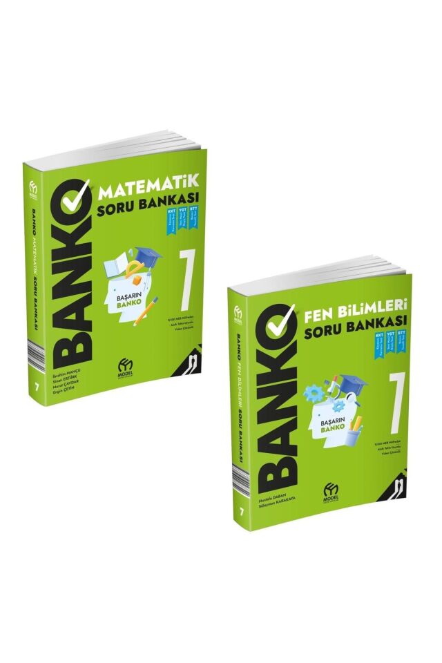 7. Sınıf Banko Sayısal Seti (Matematik, Fen Bilimleri - 2 Kitap)
