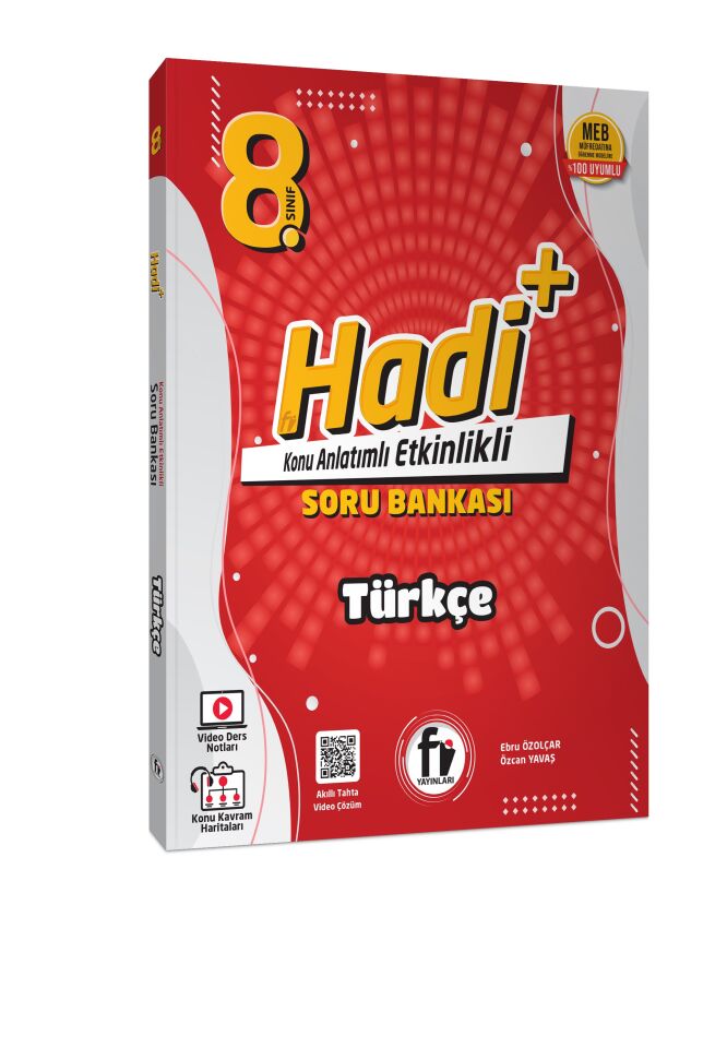 Fi Yayınları 8. Sınıf Hadi+ Konu Anlatımlı Etkinlikli Türkçe Soru Bankası