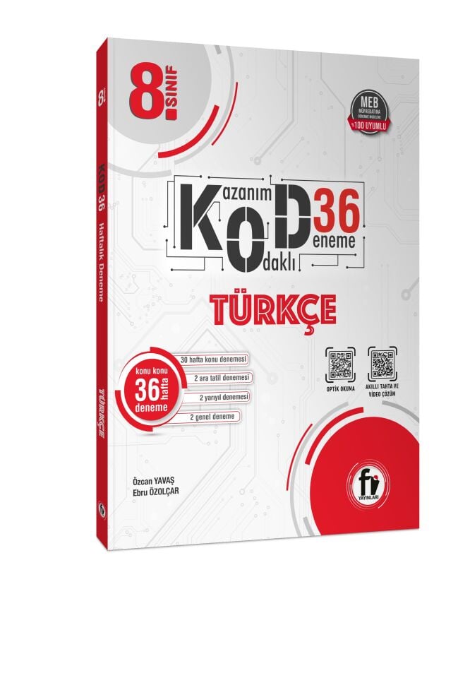Fi Yayınları 8. Sınıf Kod 36 Hafta Türkçe Deneme