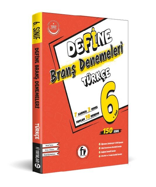 Fi Yayınları 6. Sınıf Define Türkçe Branş Denemeleri