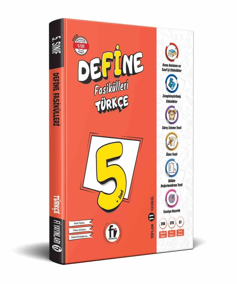 Fi Yayınları 5. Sınıf Define Fasikülleri Türkçe Konu Anlatımlı ve Etkinlikli Soru Bankası