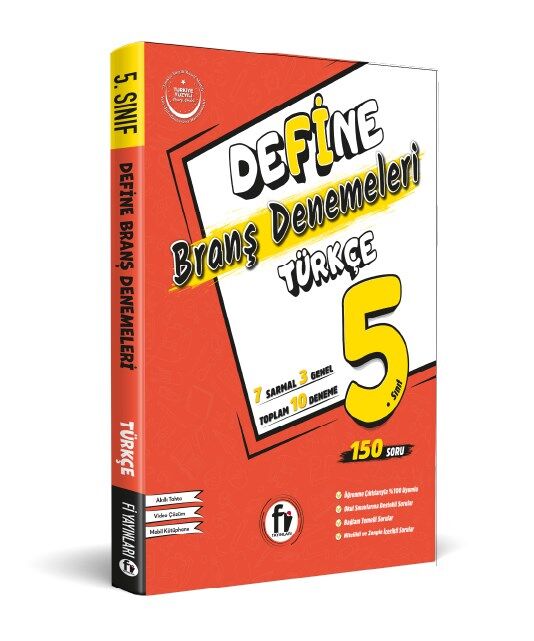 Fi Yayınları 5. Sınıf Define Türkçe Branş Denemeleri