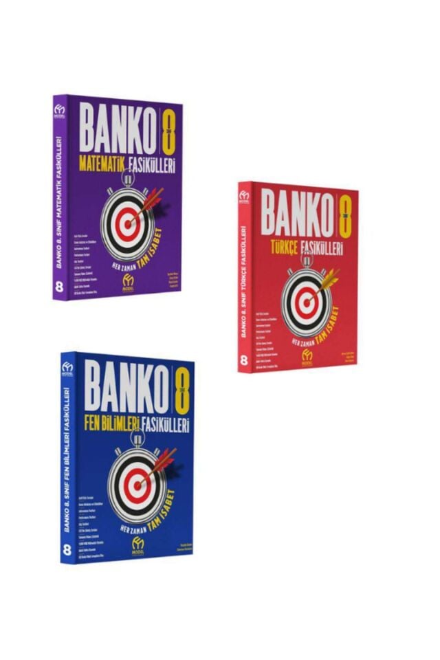 Banko 8. Sınıf Fasikül Seti (Türkçe - Matematik - Fen Bilimleri)