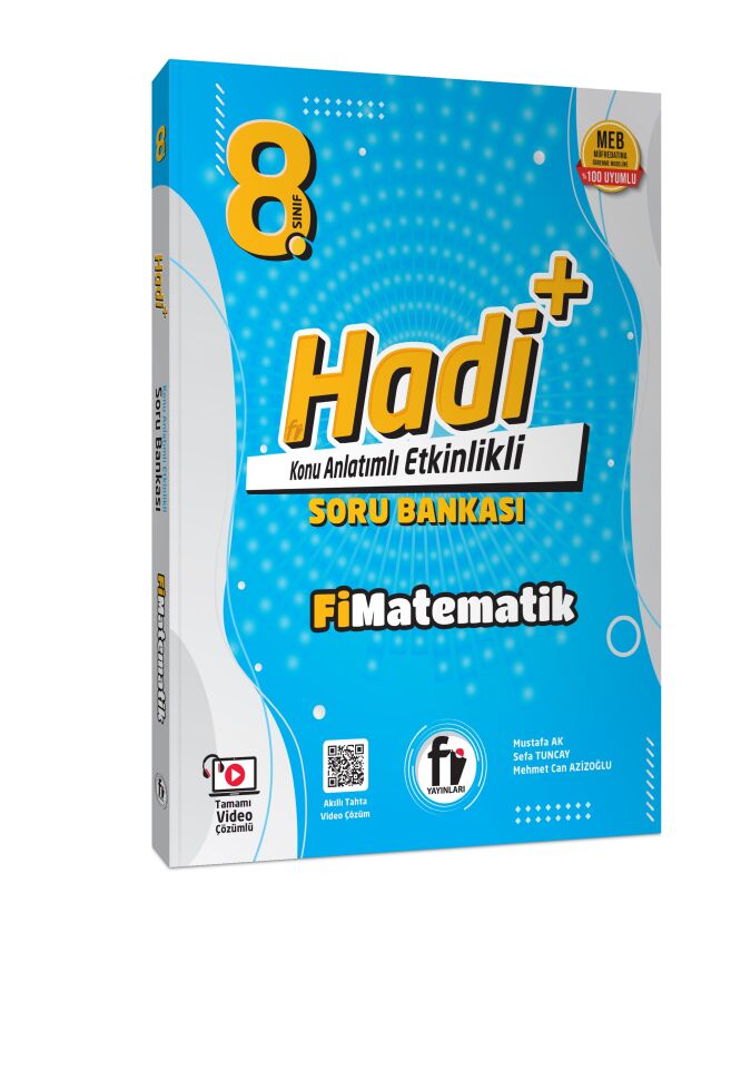 Fi Yayınları 8. Sınıf Hadi+ Konu Anlatımlı Etkinlikli FiMatematik Soru Bankası