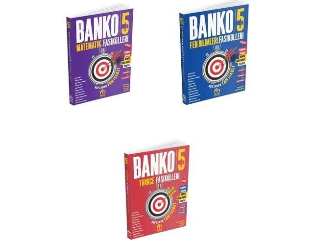 Banko 5. Sınıf Fasikül Seti (Türkçe - Matematik - Fen Bilimleri )