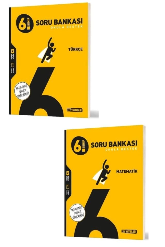 Hız Yayınları 6. Sınıf Türkçe ve Matematik Soru Bankası Seti