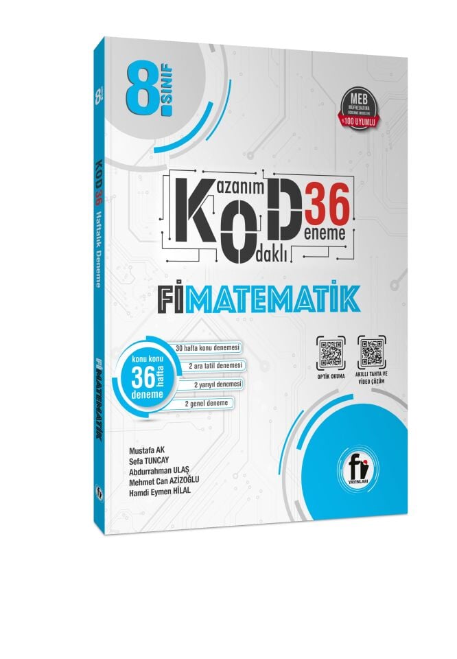 Fi Yayınları 8. Sınıf Kod 36 Kazanım Odaklı Haftalık FiMatematik Deneme