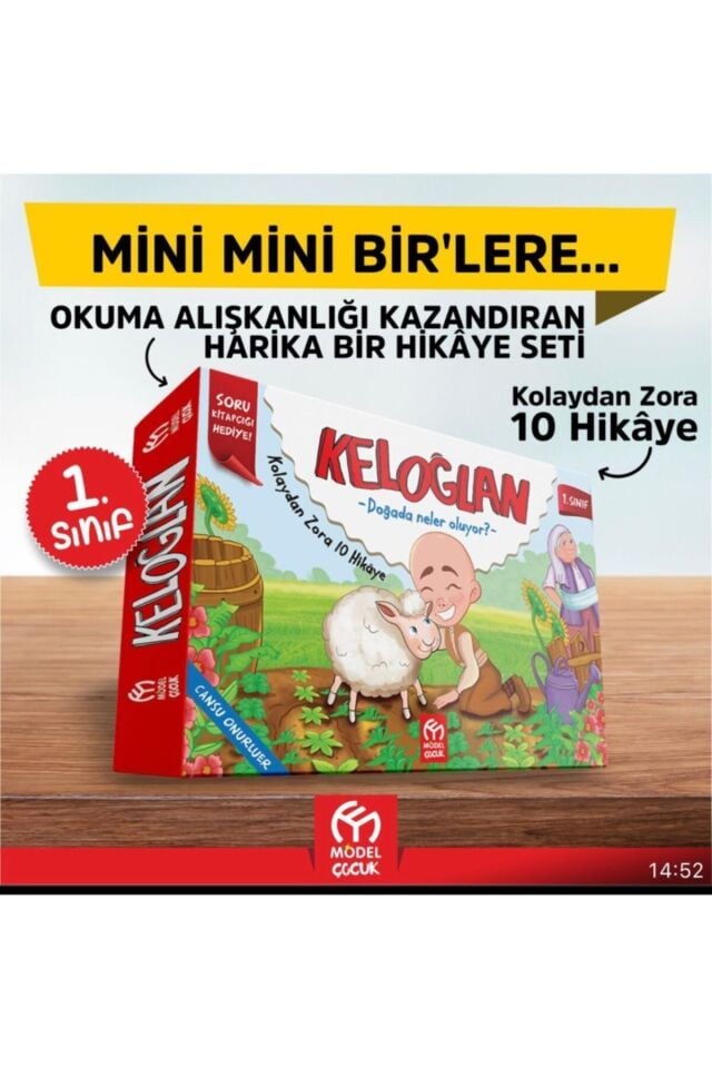Keloğlan Hikaye Seti Model Çocuk - 1. Sınıf (10 Kitap)