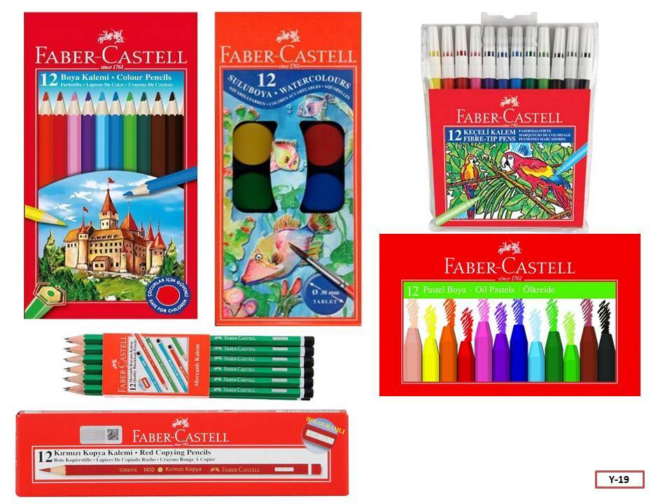 Faber 6’lı Boya Seti Y-19