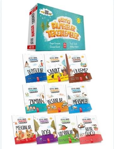 Eğitici Bilmeceler Tekerlemeler Seti Model Çocuk (10 Kitap)